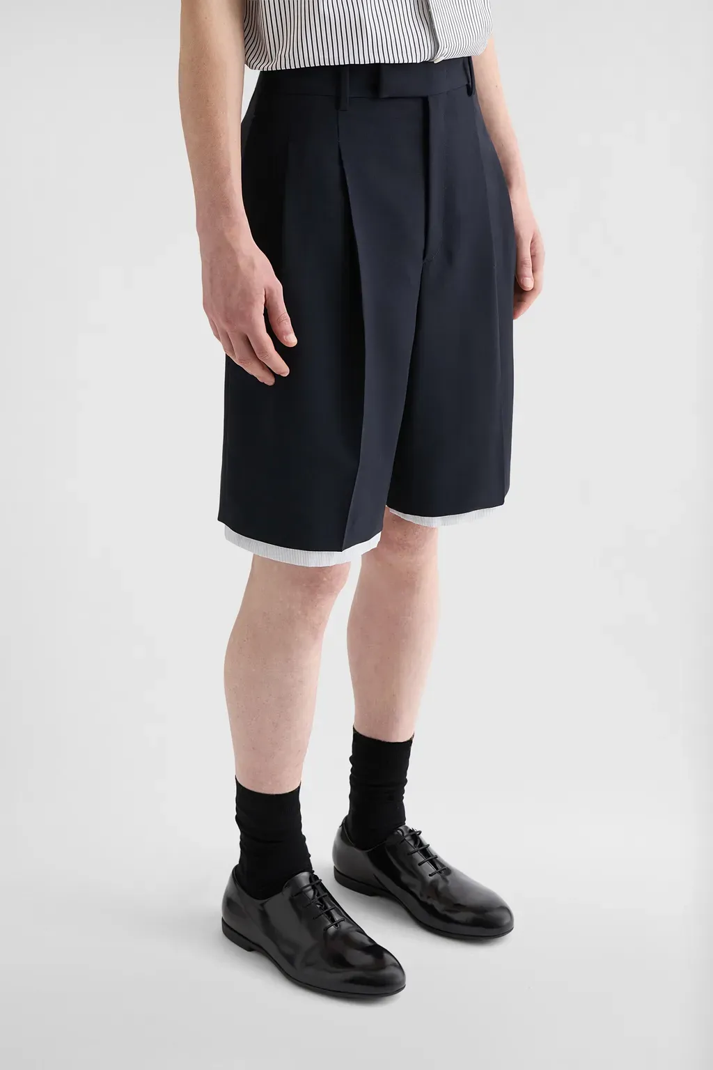 Wool Canvas Shorts