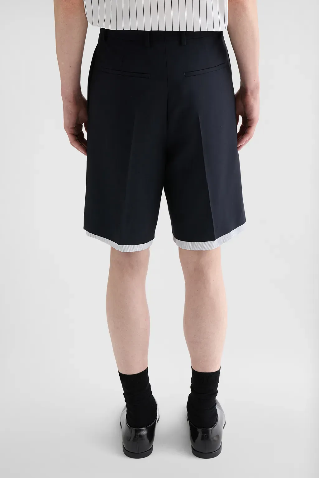 Wool Canvas Shorts
