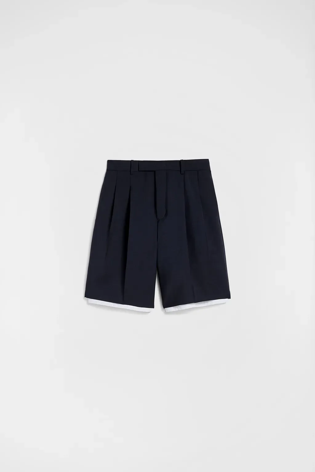Wool Canvas Shorts