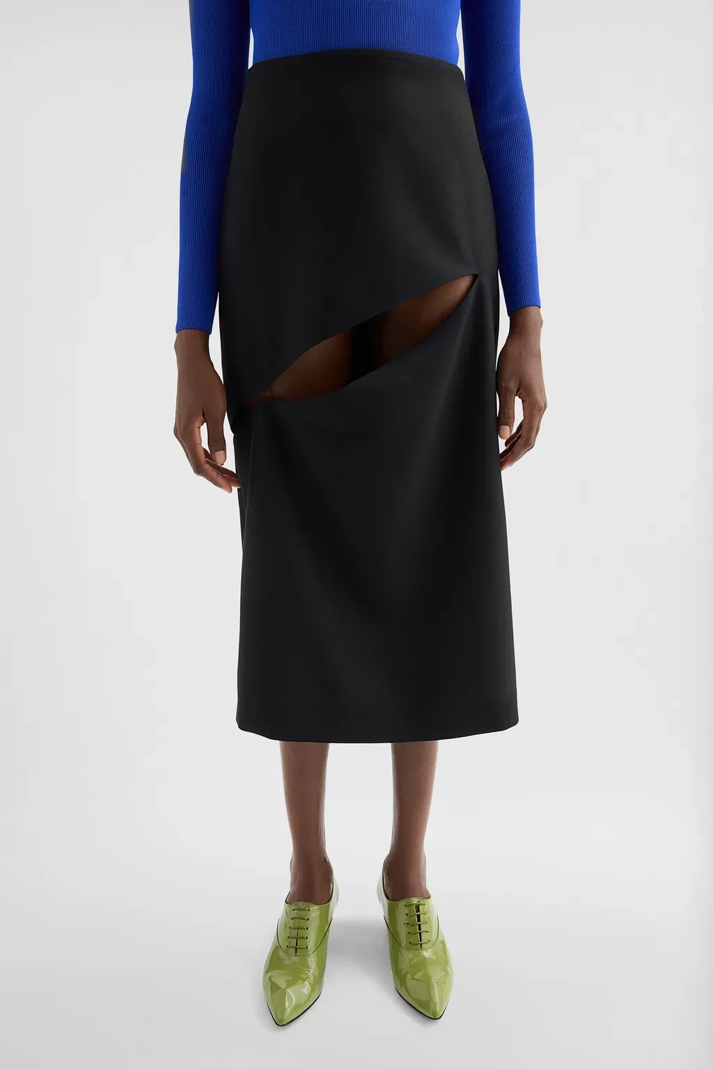 Wool Blend Skirt