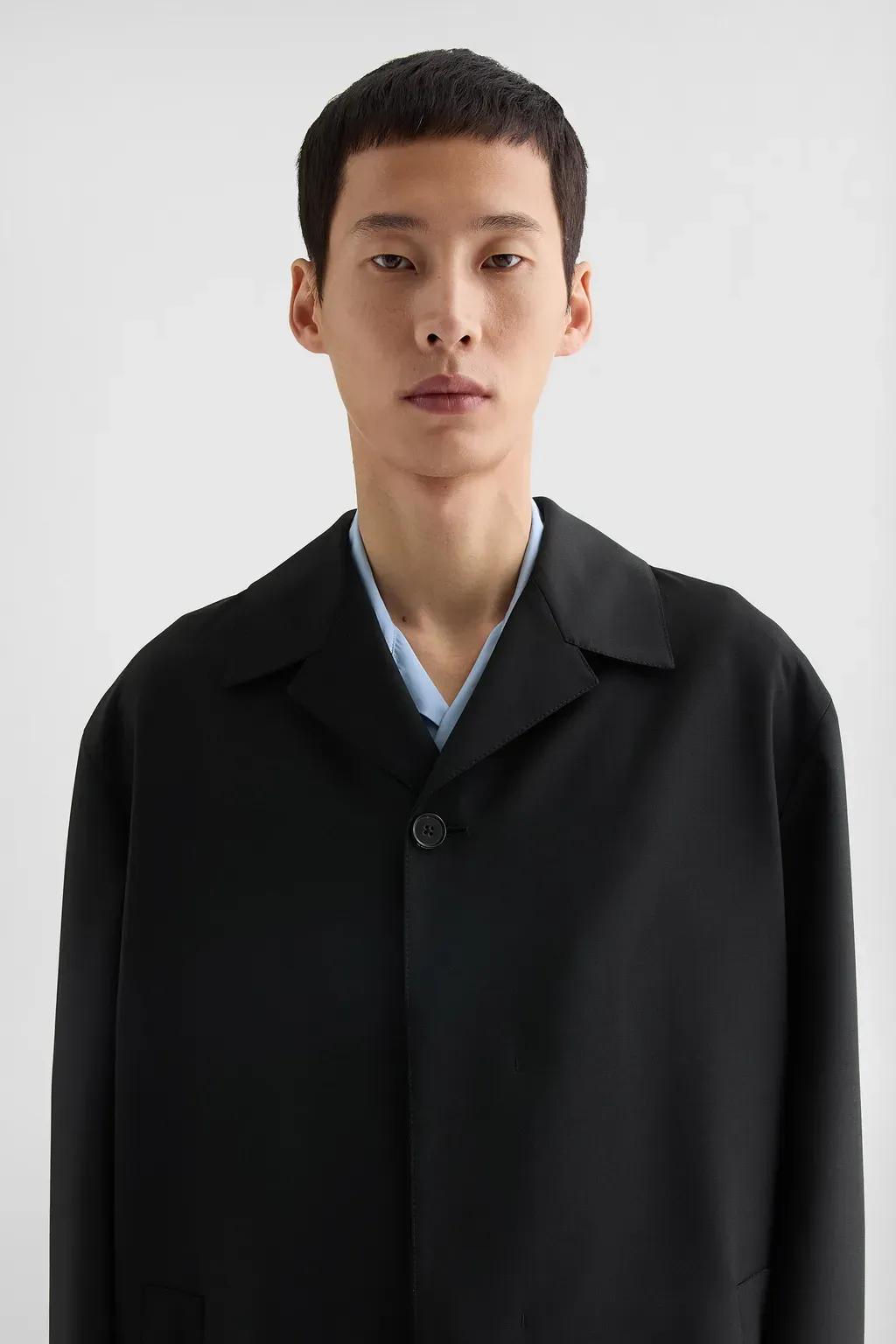 Wool Canvas Coat
