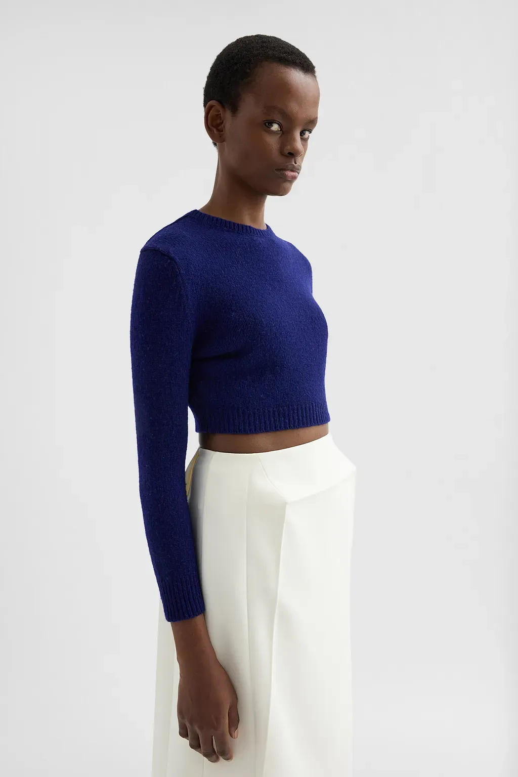 Wool Cropped Sweater