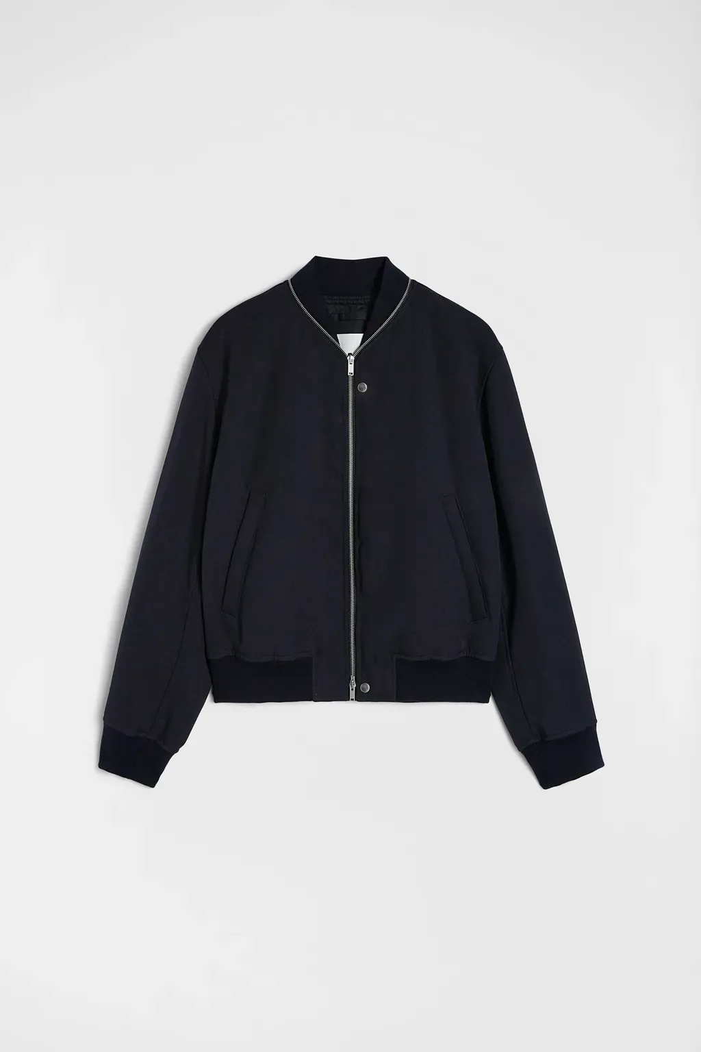 Wool Gabardine Bomber Jacket