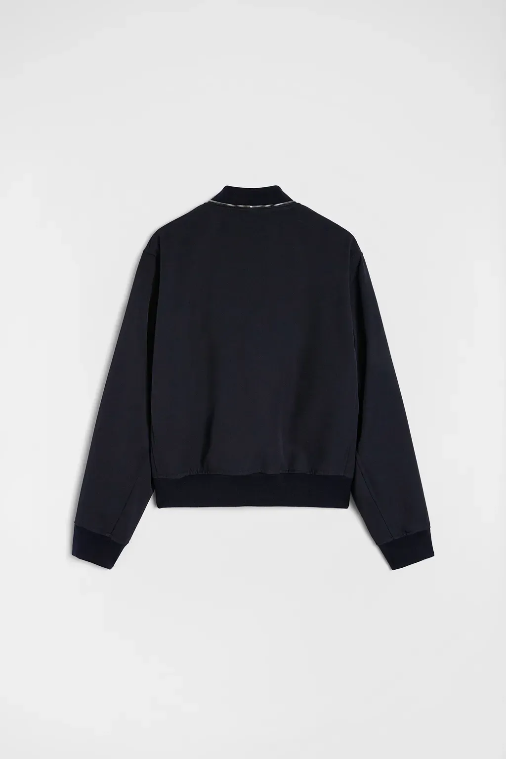 Wool Gabardine Bomber Jacket