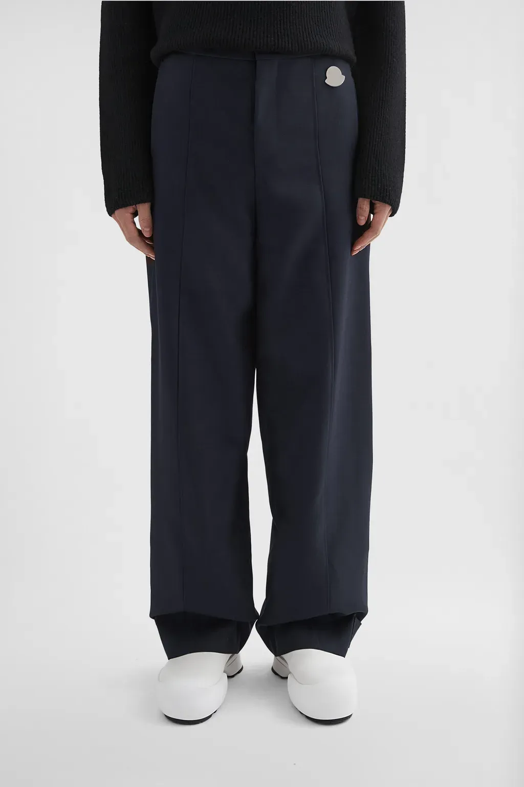 Wool Gabardine Tailored Trousers