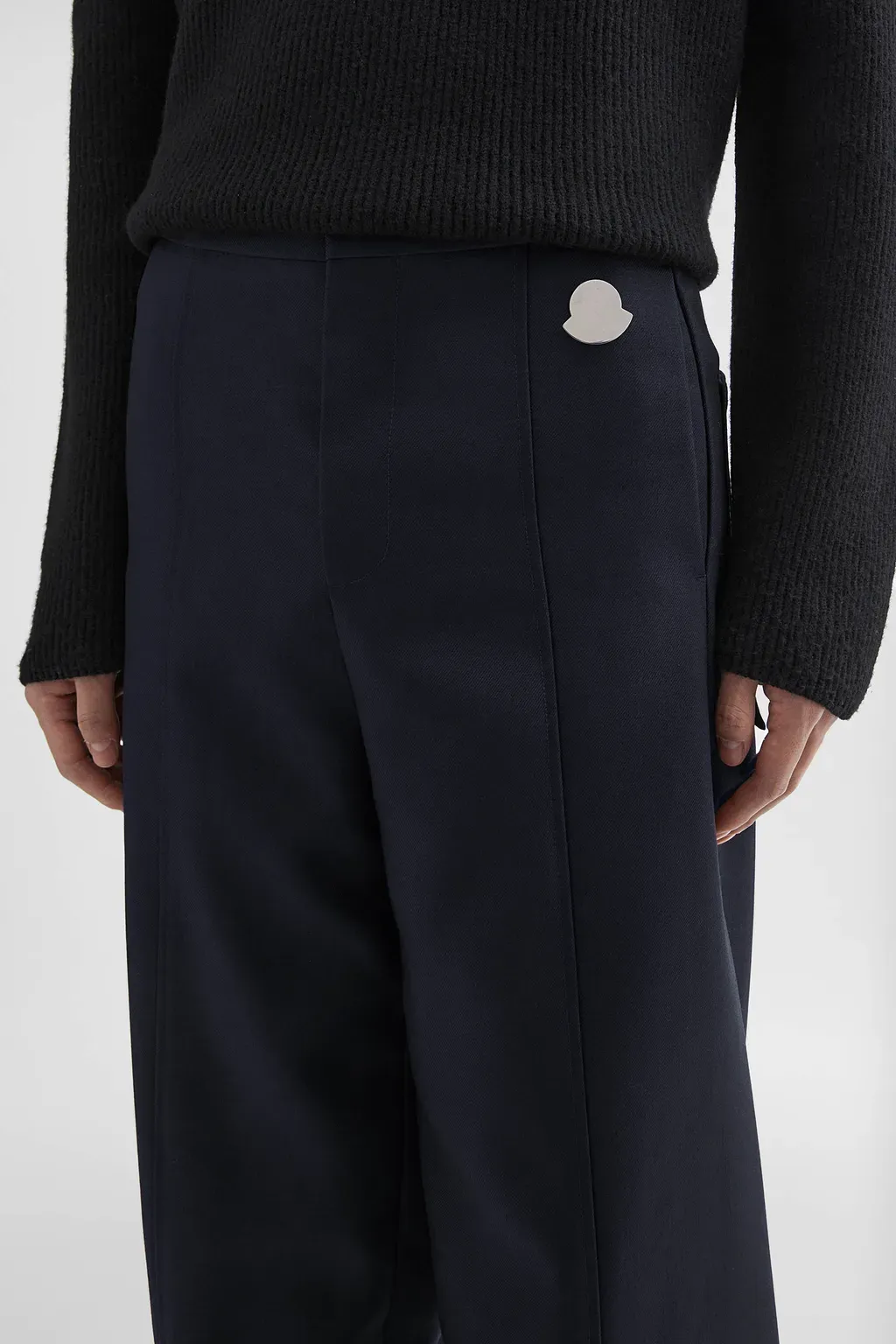 Wool Gabardine Tailored Trousers