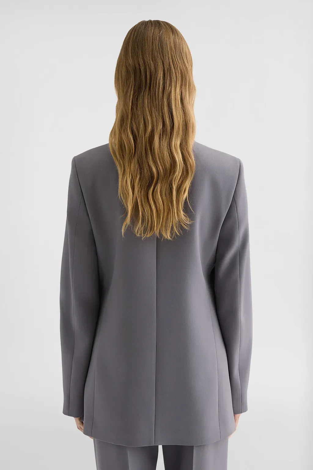 Wool Gabardine Tailored Jacket