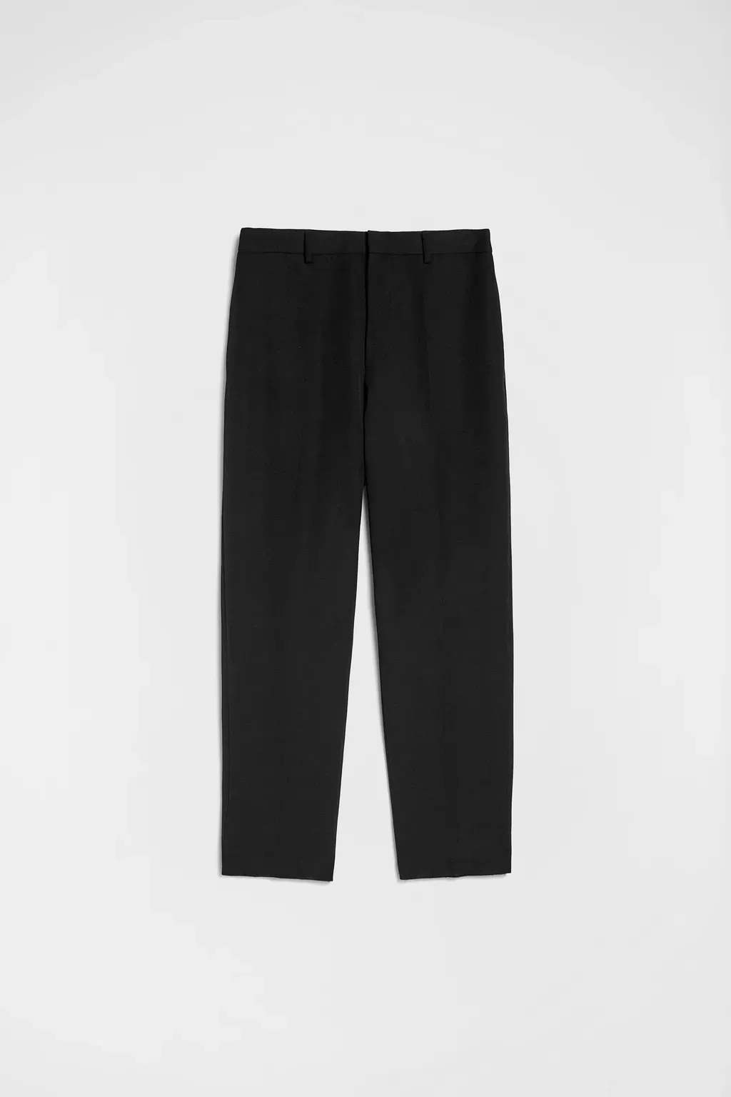 Wool Gabardine Tapered Trousers