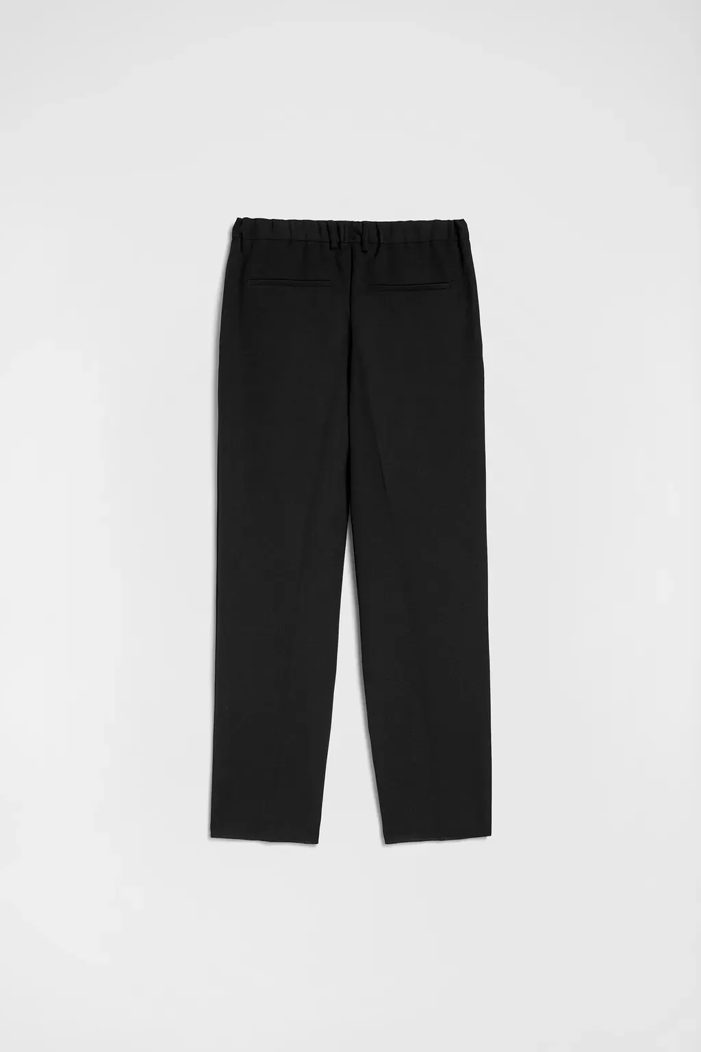 Wool Gabardine Tapered Trousers