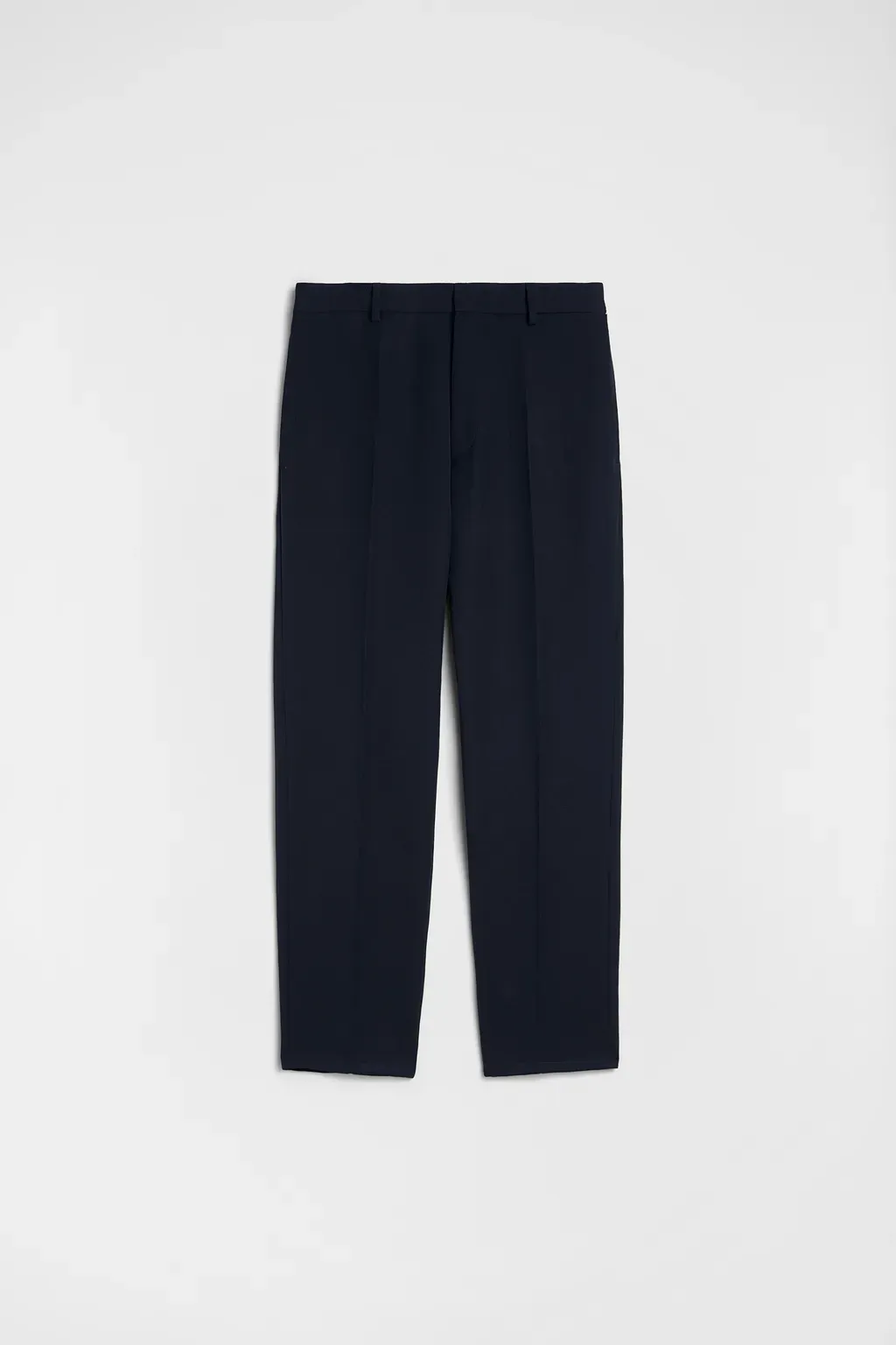Wool Gabardine Tapered Trousers