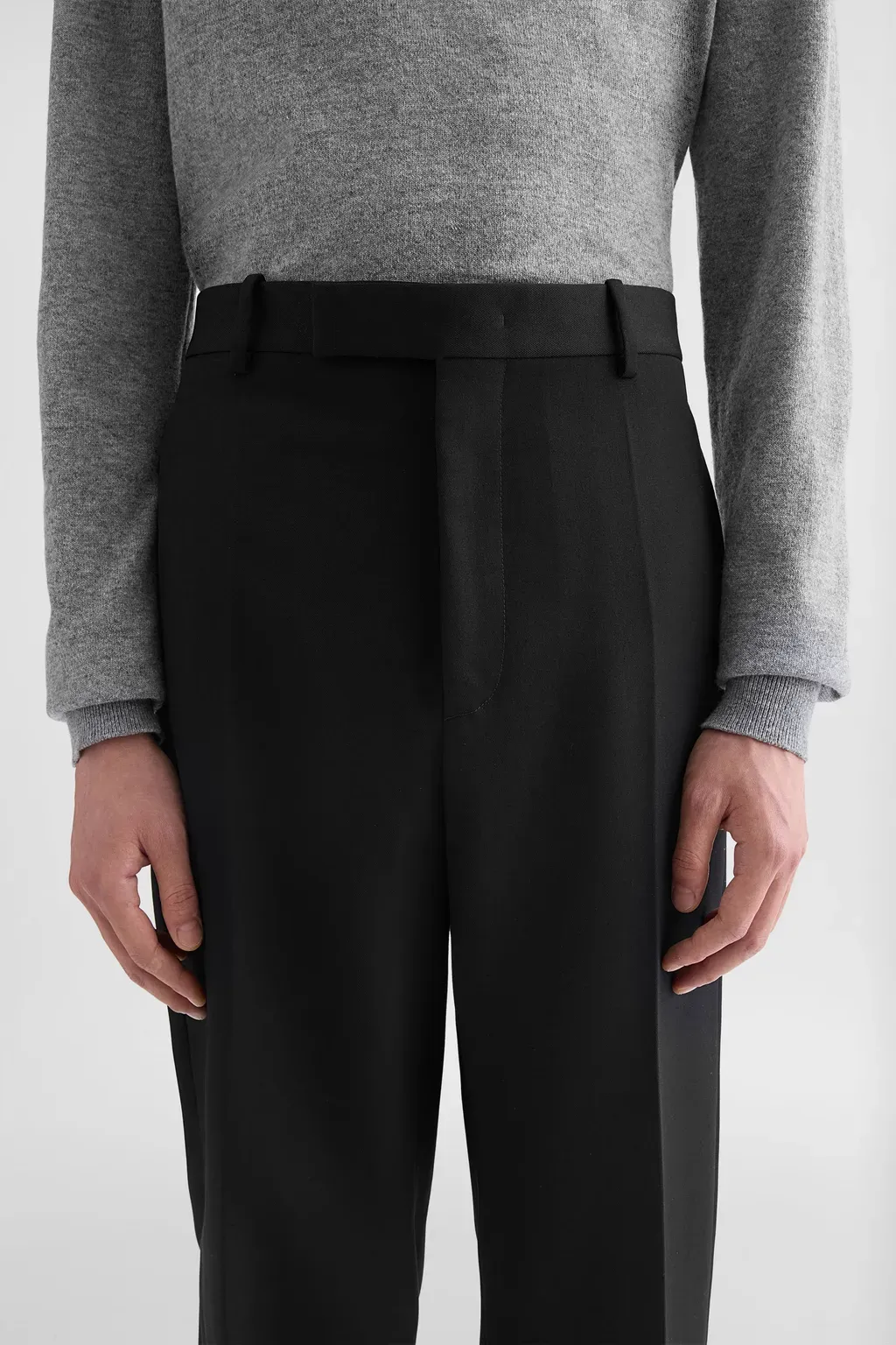 Wool Gabardine Trousers