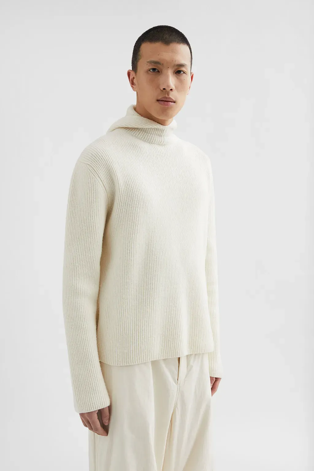 Wool Hooded Sweater