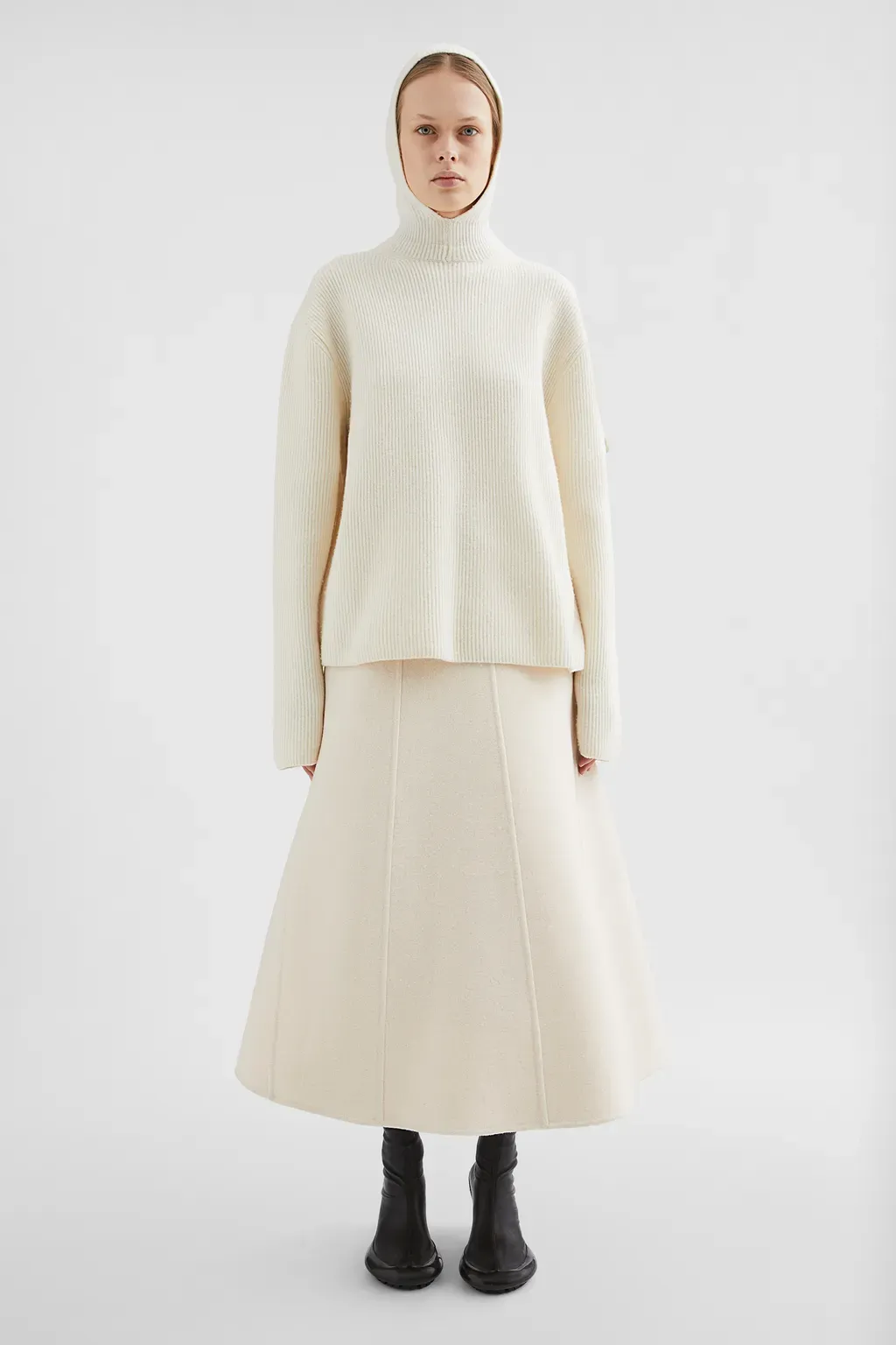 Wool Hooded Sweater