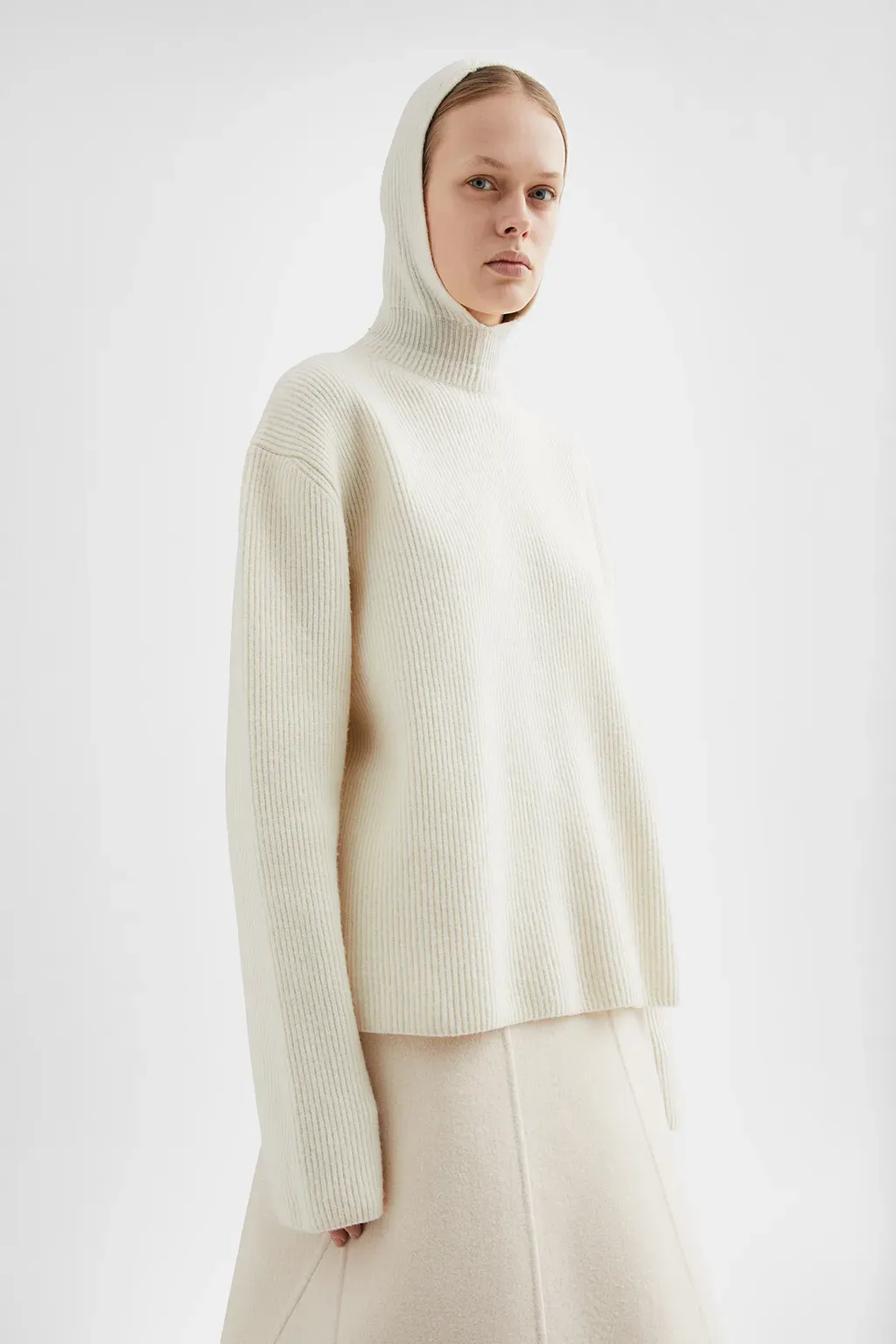Wool Hooded Sweater
