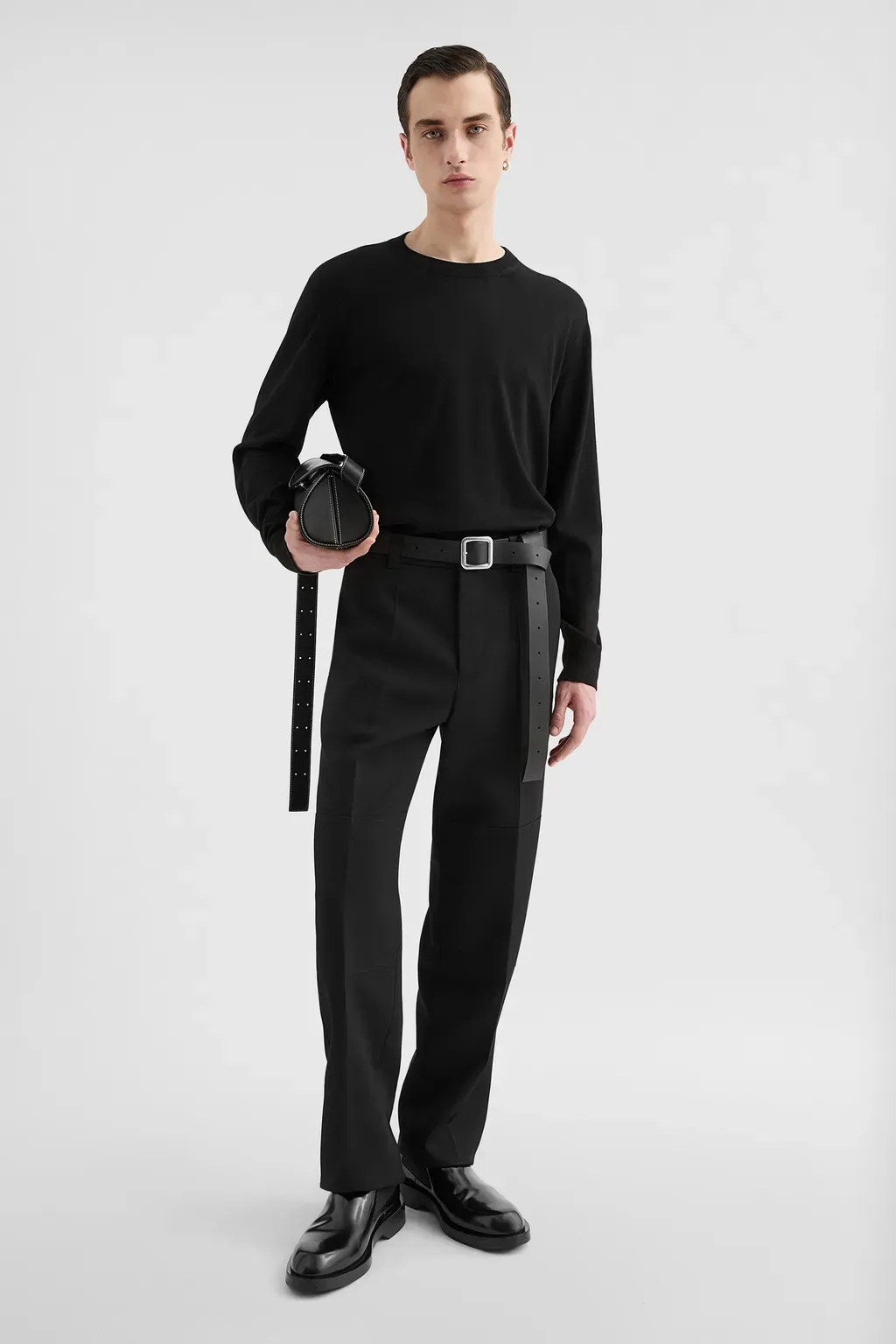 Wool Gabardine Trousers