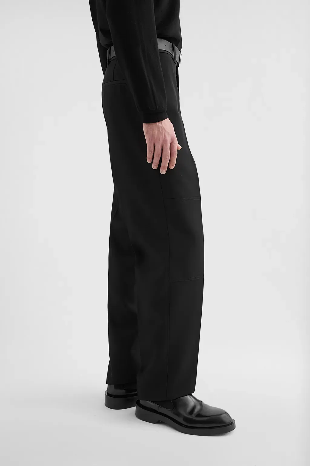 Wool Gabardine Trousers