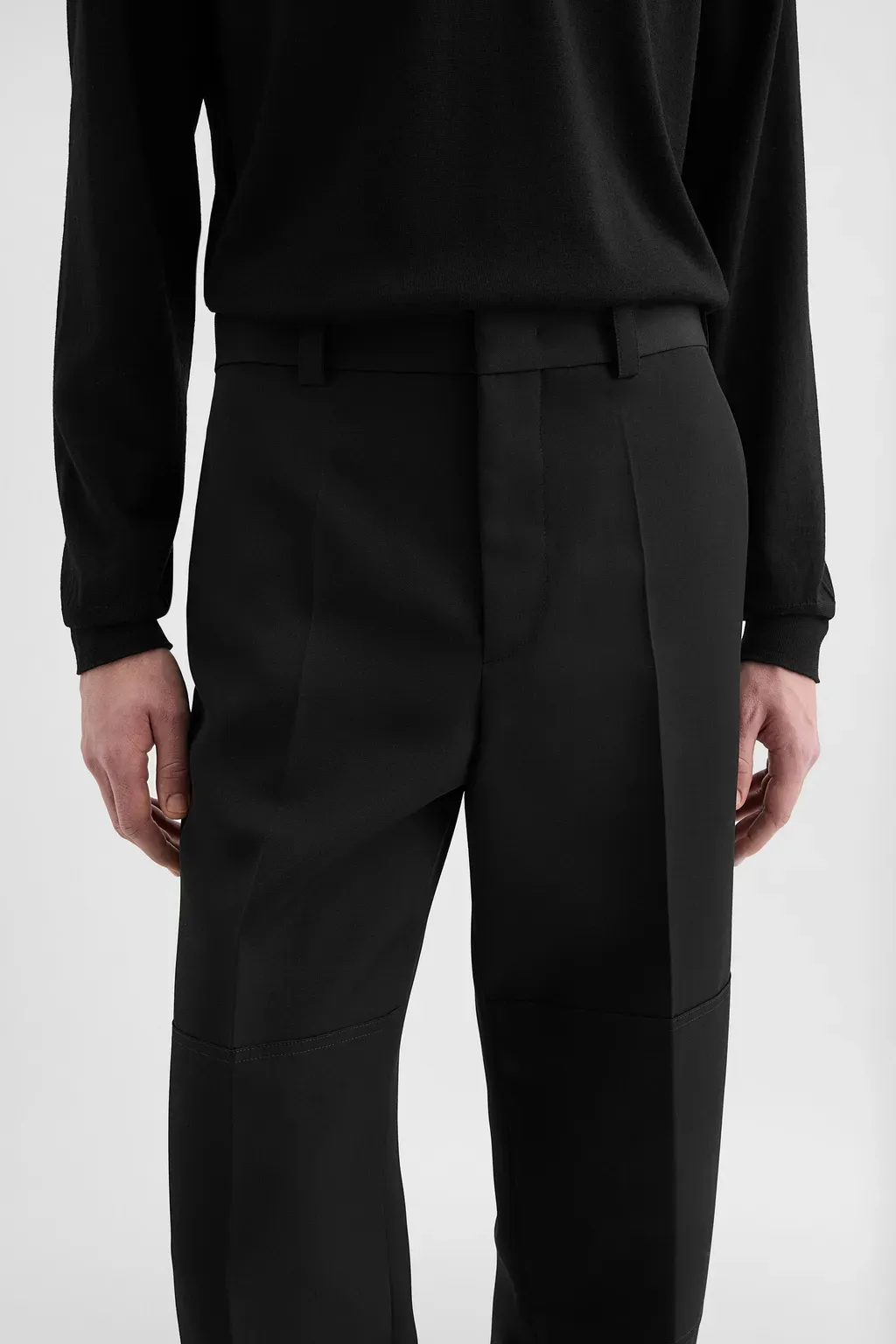 Wool Gabardine Trousers