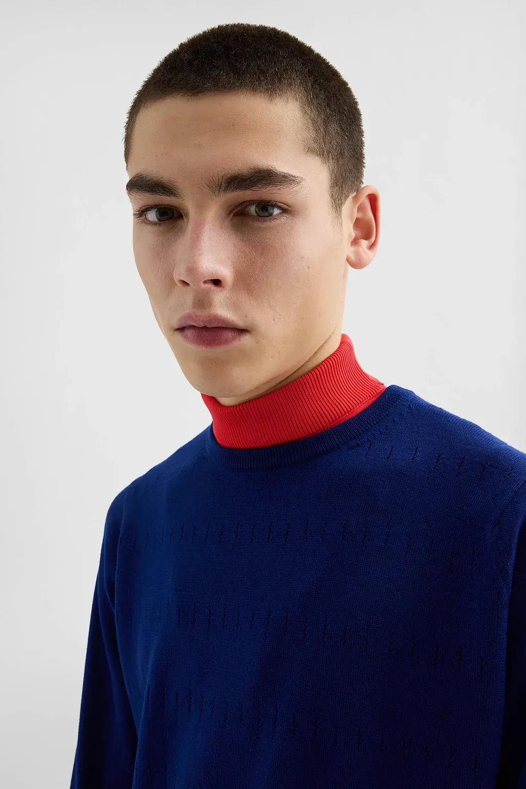 Wool Pointelle Sweater