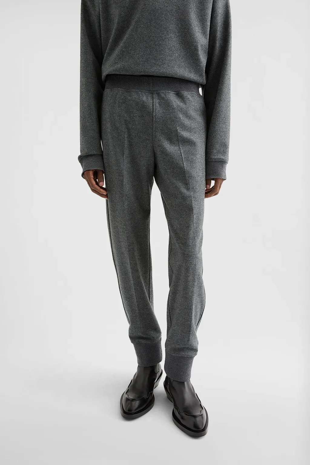 Wool Melton Sweatpants