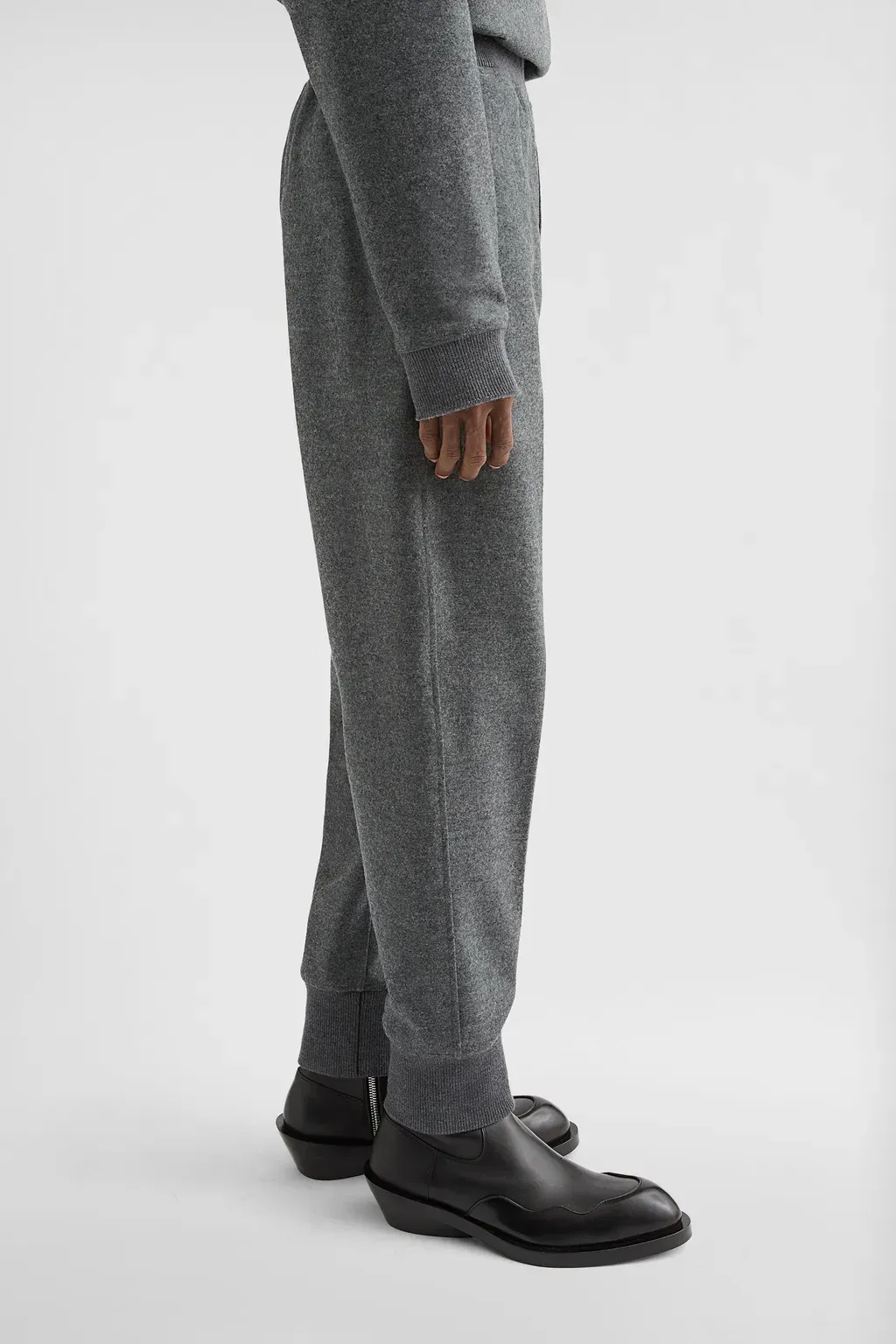 Wool Melton Sweatpants