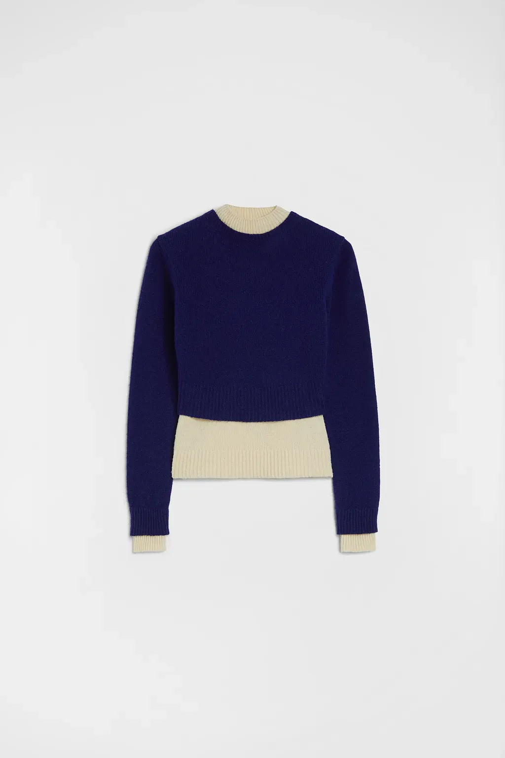 Wool Mock-Neck Sweater