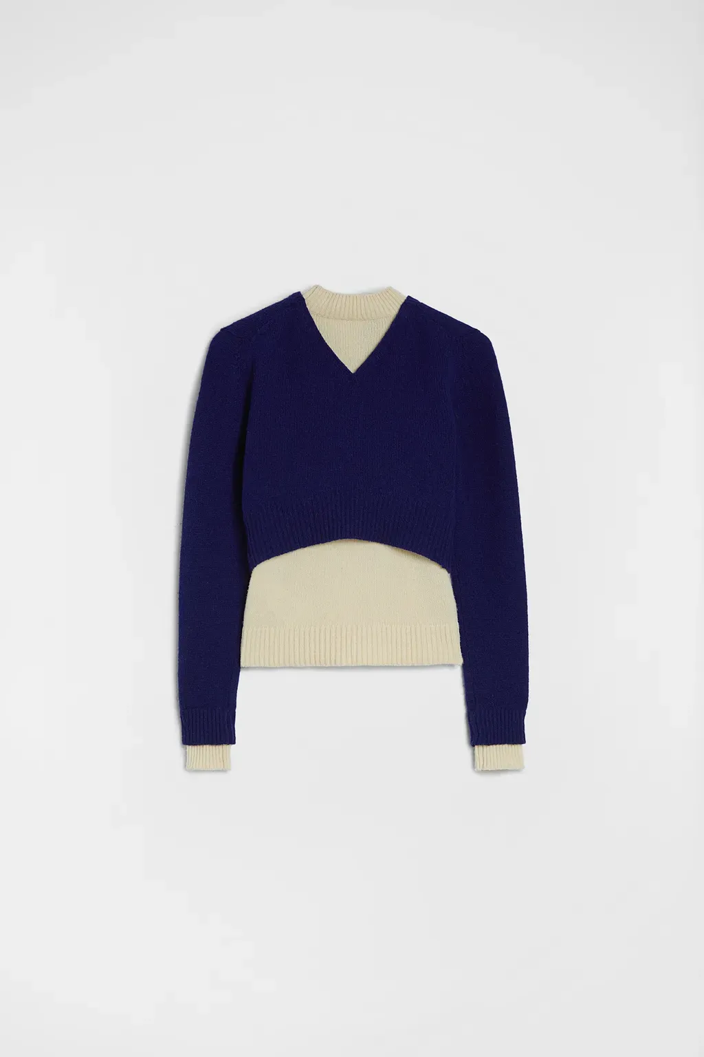 Wool Mock-Neck Sweater