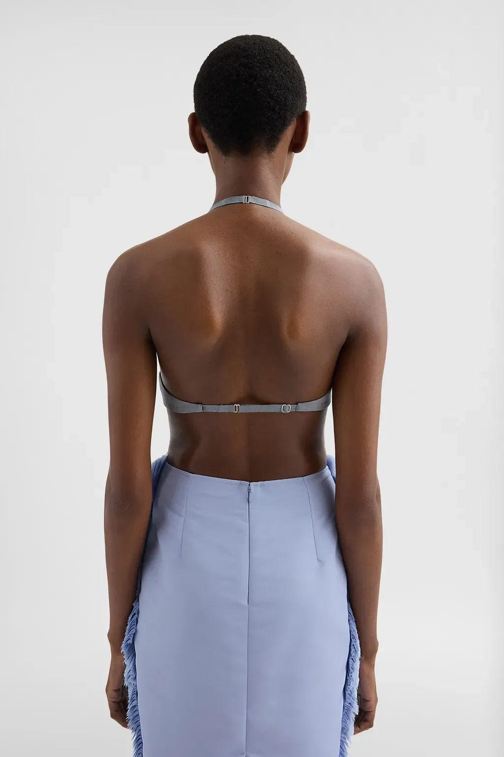Wool Poplin Halter Top