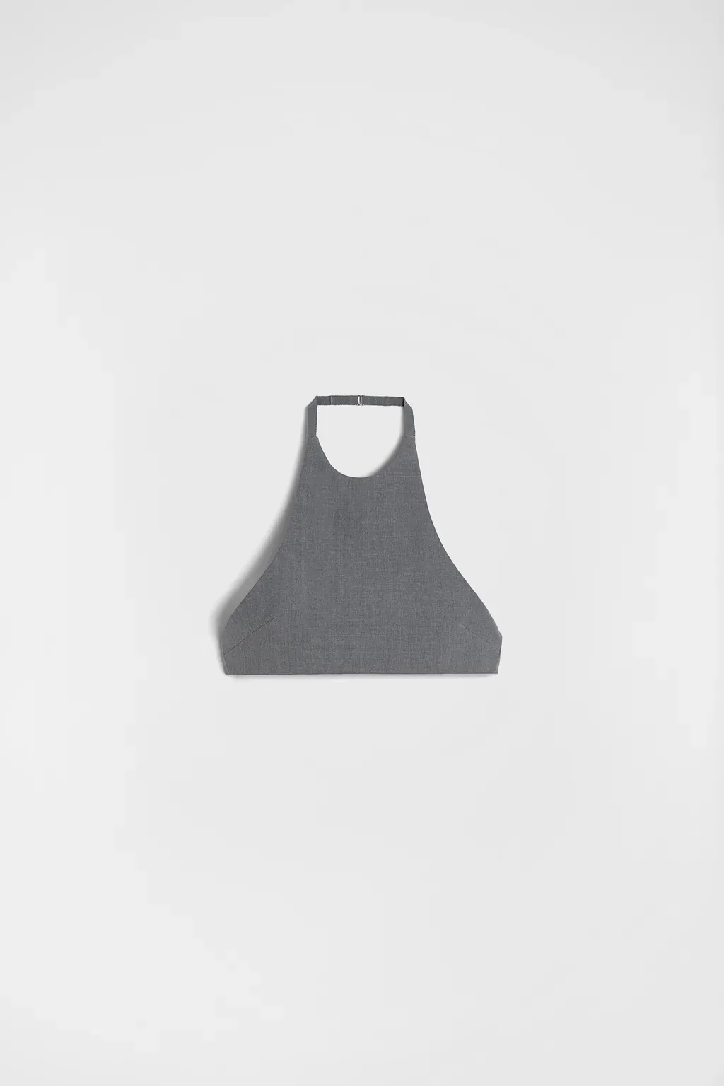 Wool Poplin Halter Top