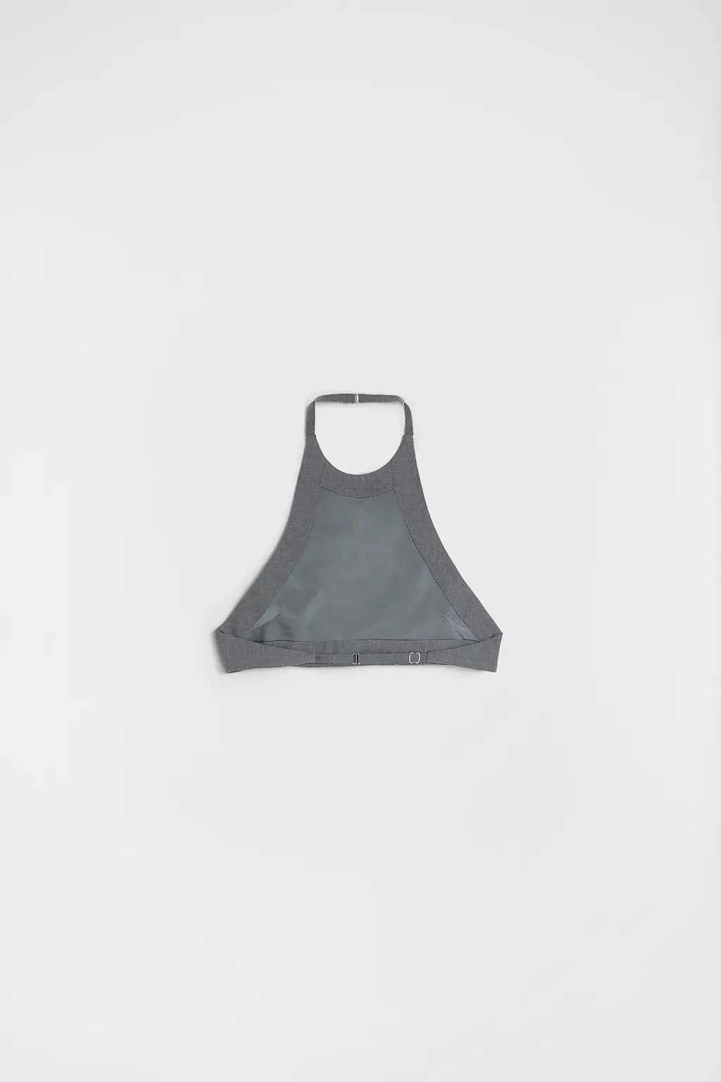 Wool Poplin Halter Top
