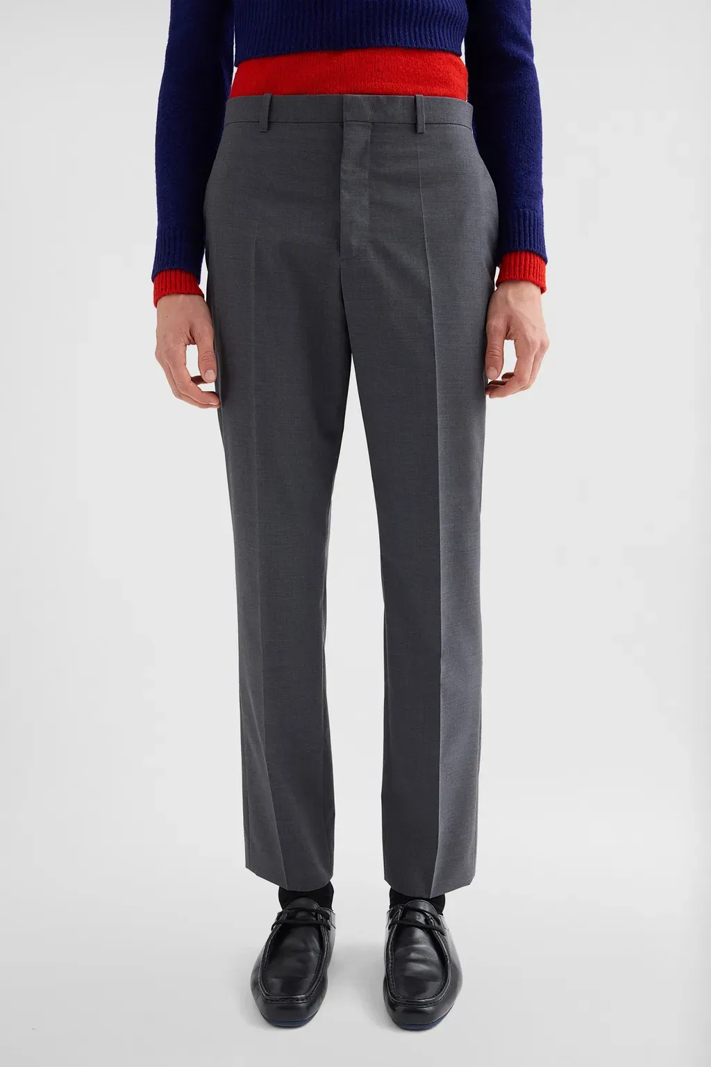 Wool Poplin Trousers