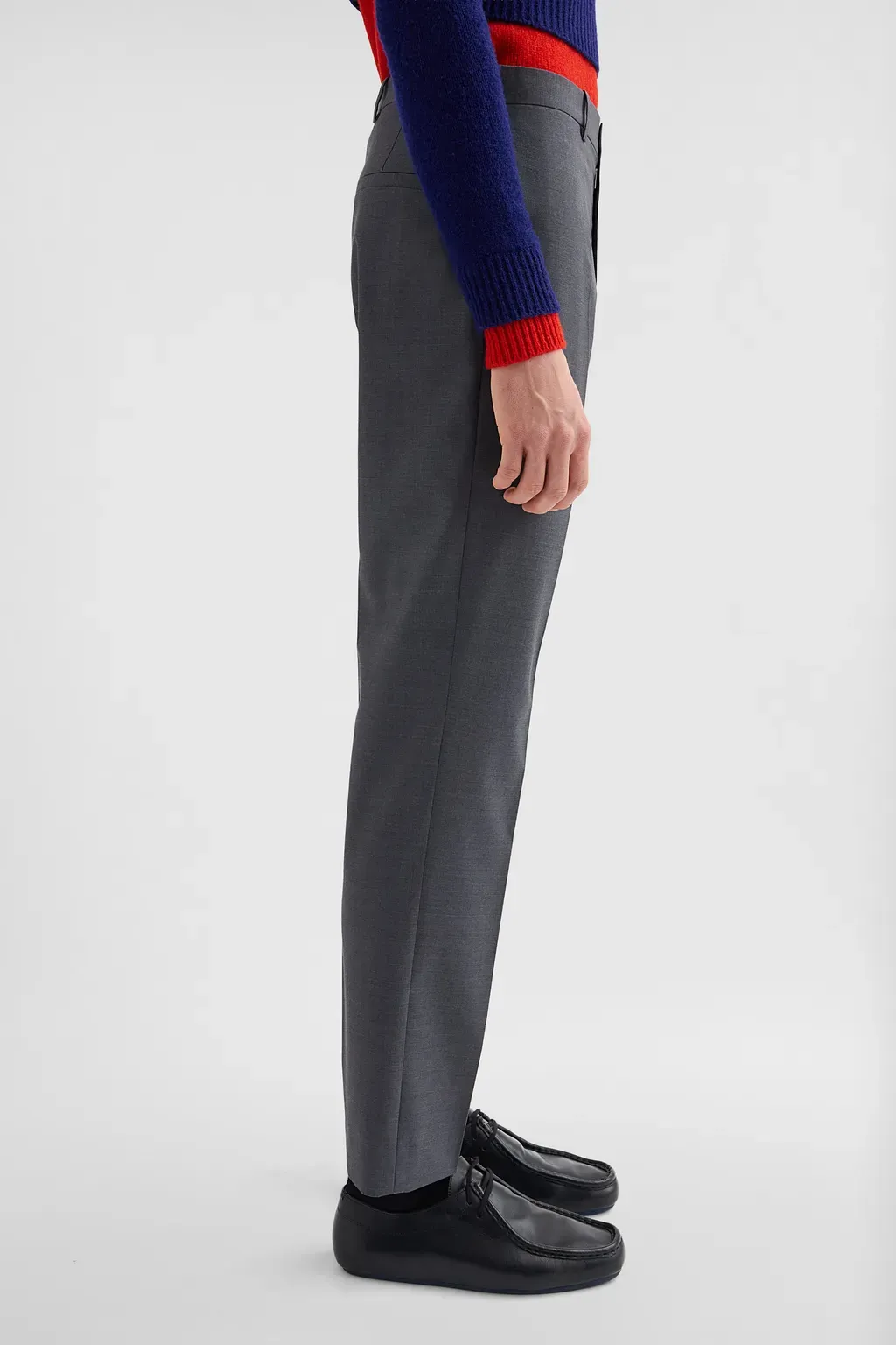 Wool Poplin Trousers