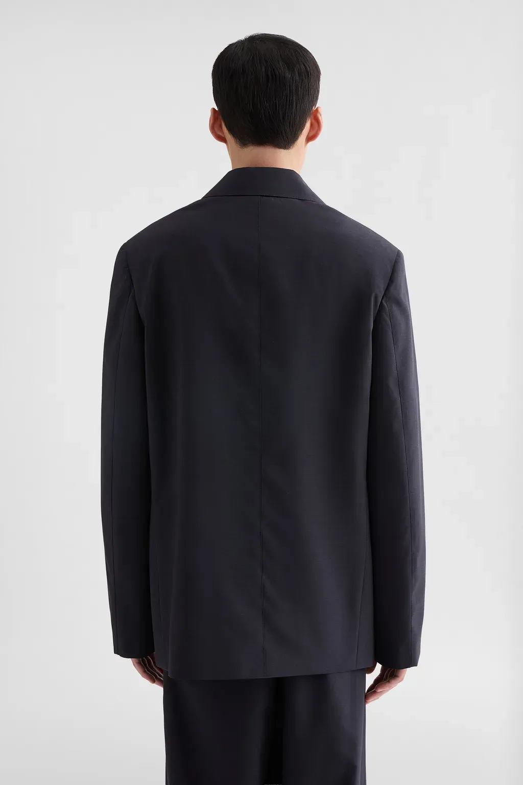 Wool Poplin Tailored Jacket
