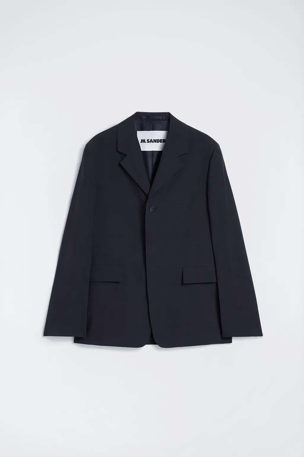 Wool Poplin Tailored Jacket