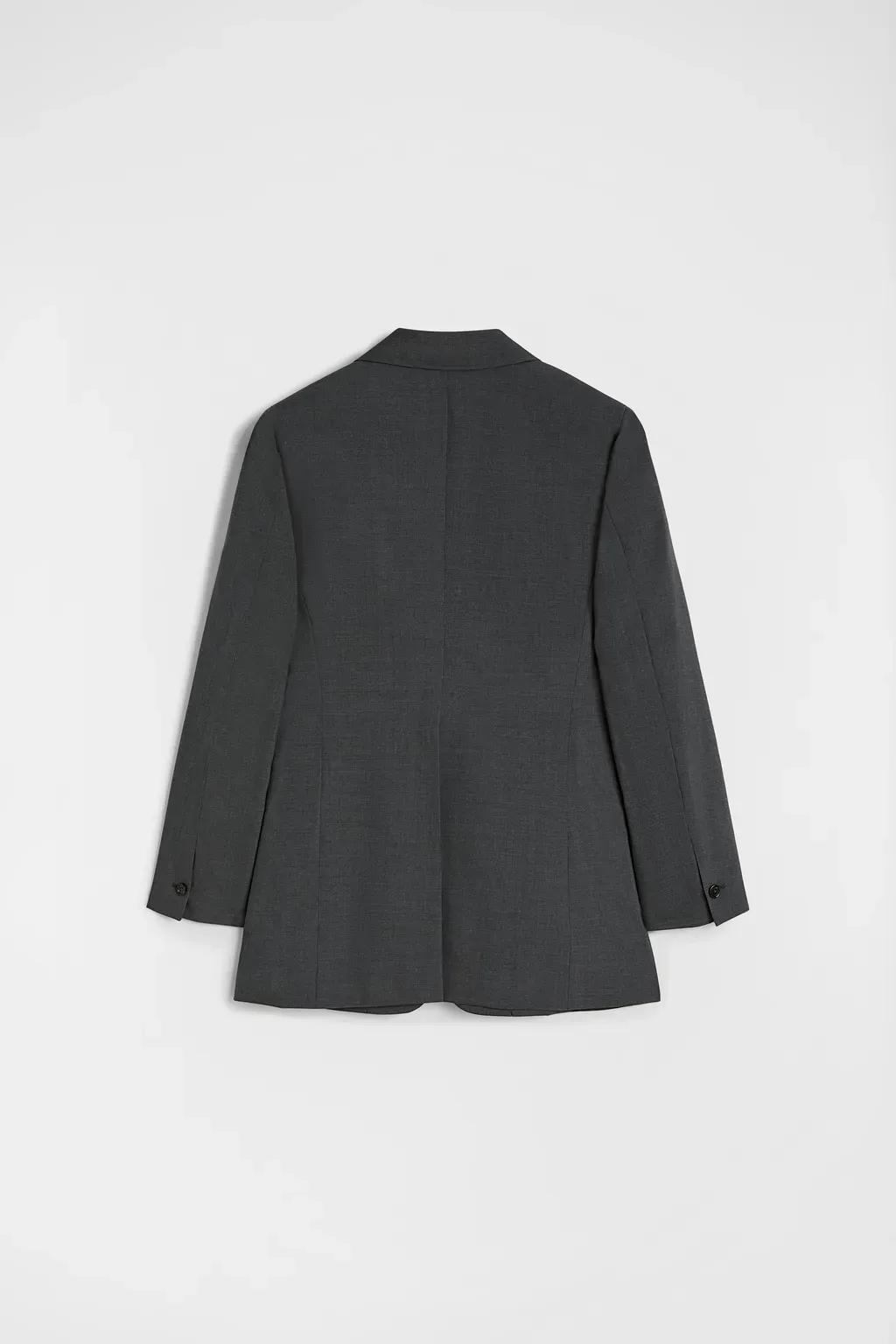 Wool Poplin Tailored Jacket