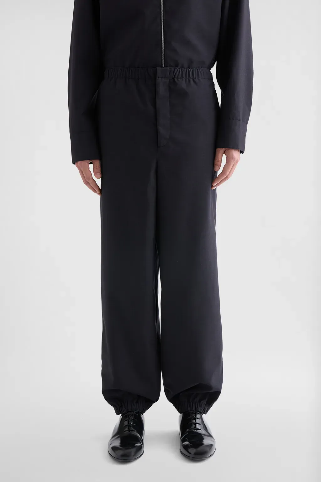 Wool Poplin Trousers