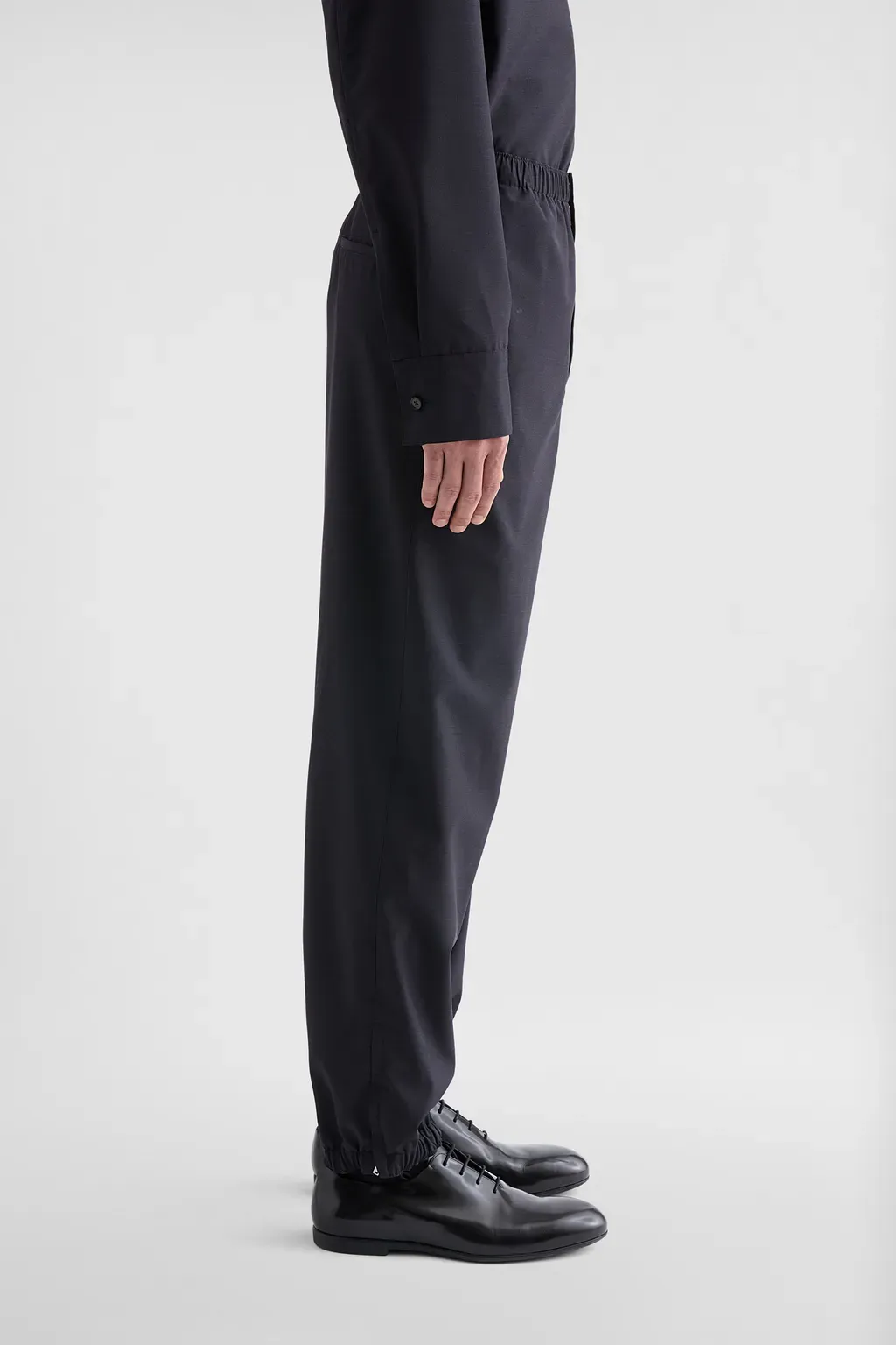 Wool Poplin Trousers