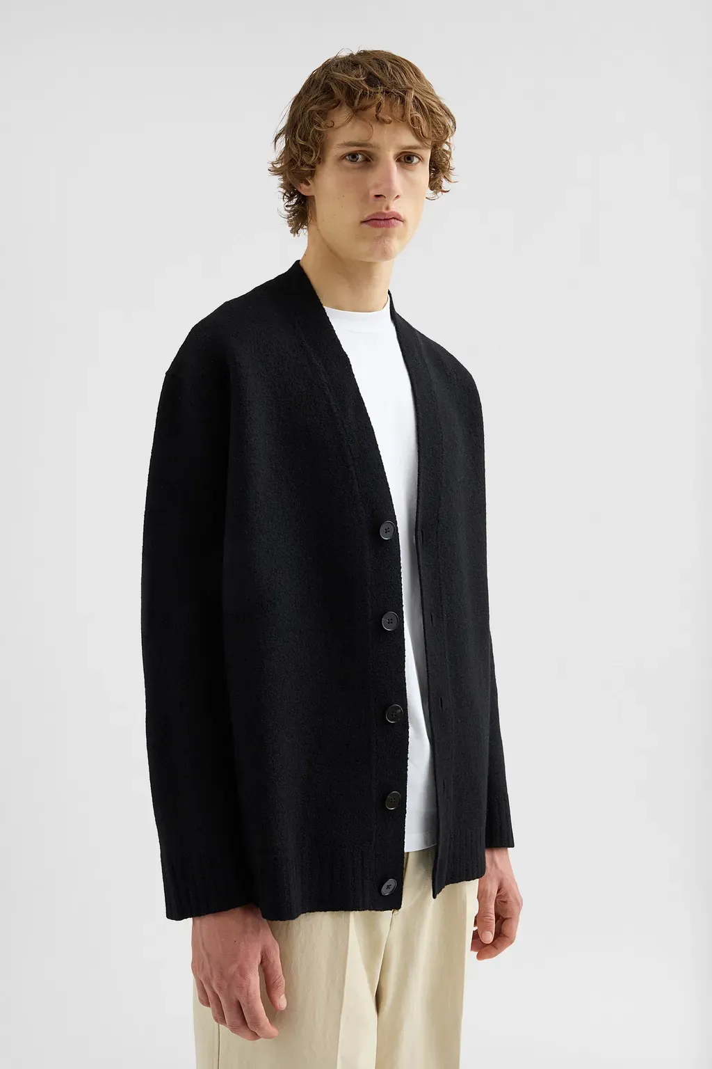 Wool V-Neck Cardigan