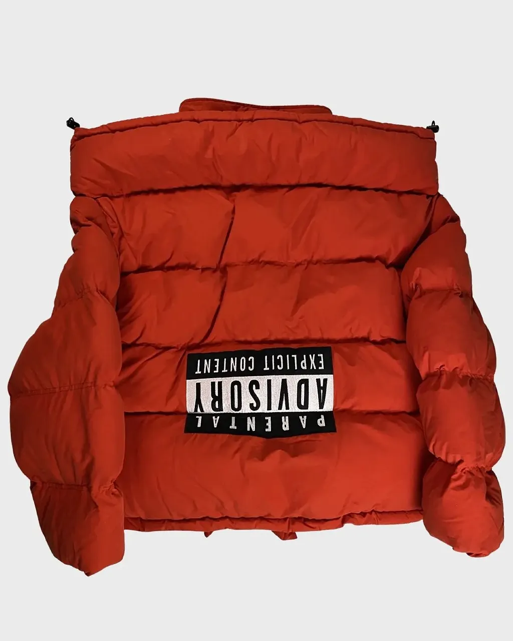 Upside Down Parental Advisory Puffer