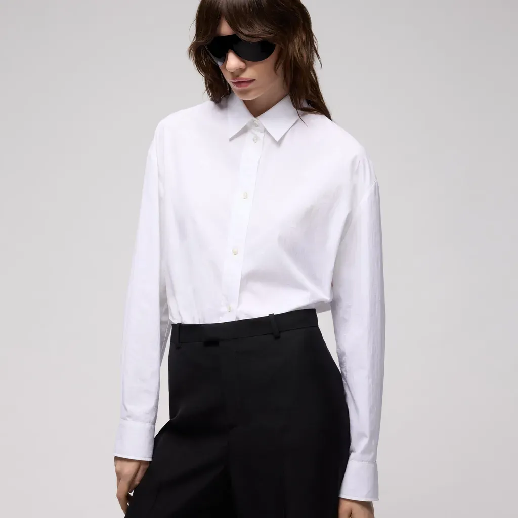 Gg Cotton Poplin Damier Shirt