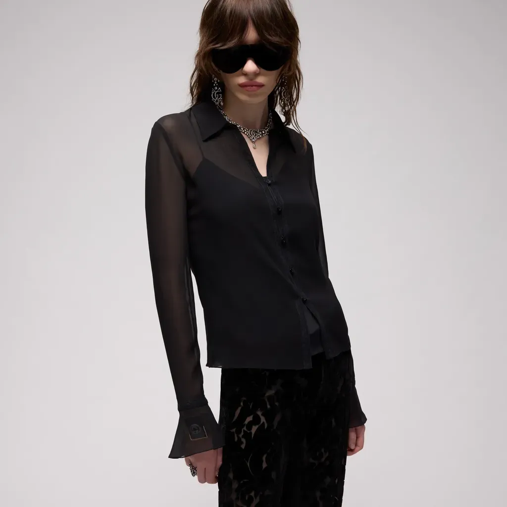 Light Silk Georgette Shirt