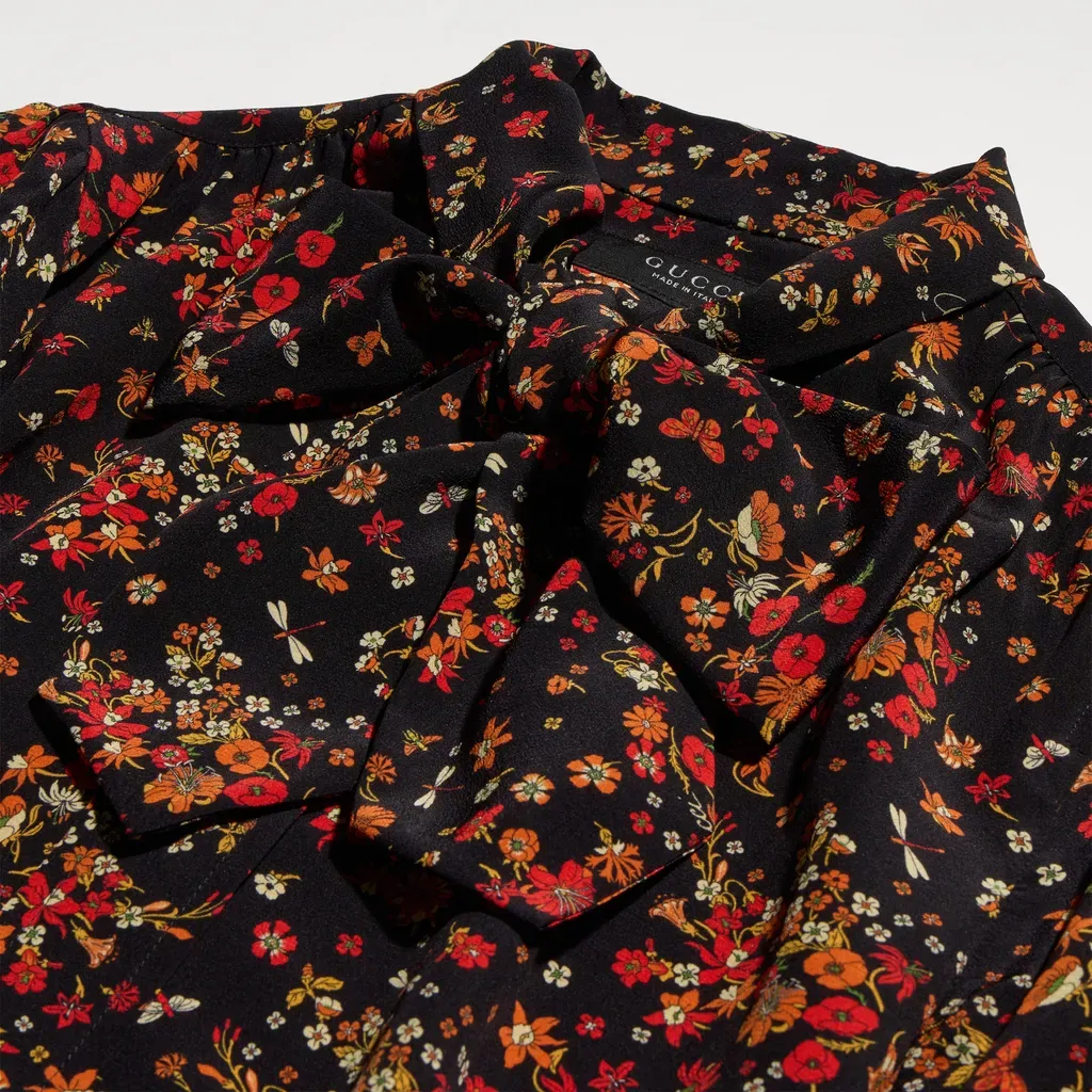 Printed Silk Shirt