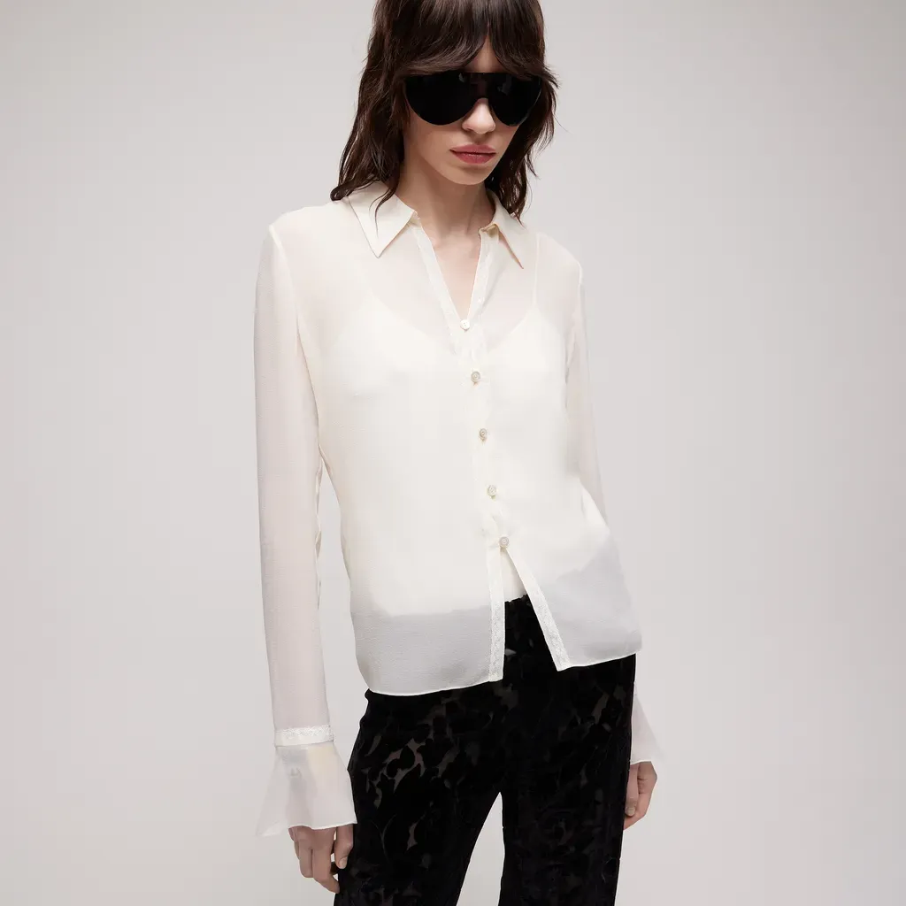 Light Silk Georgette Shirt