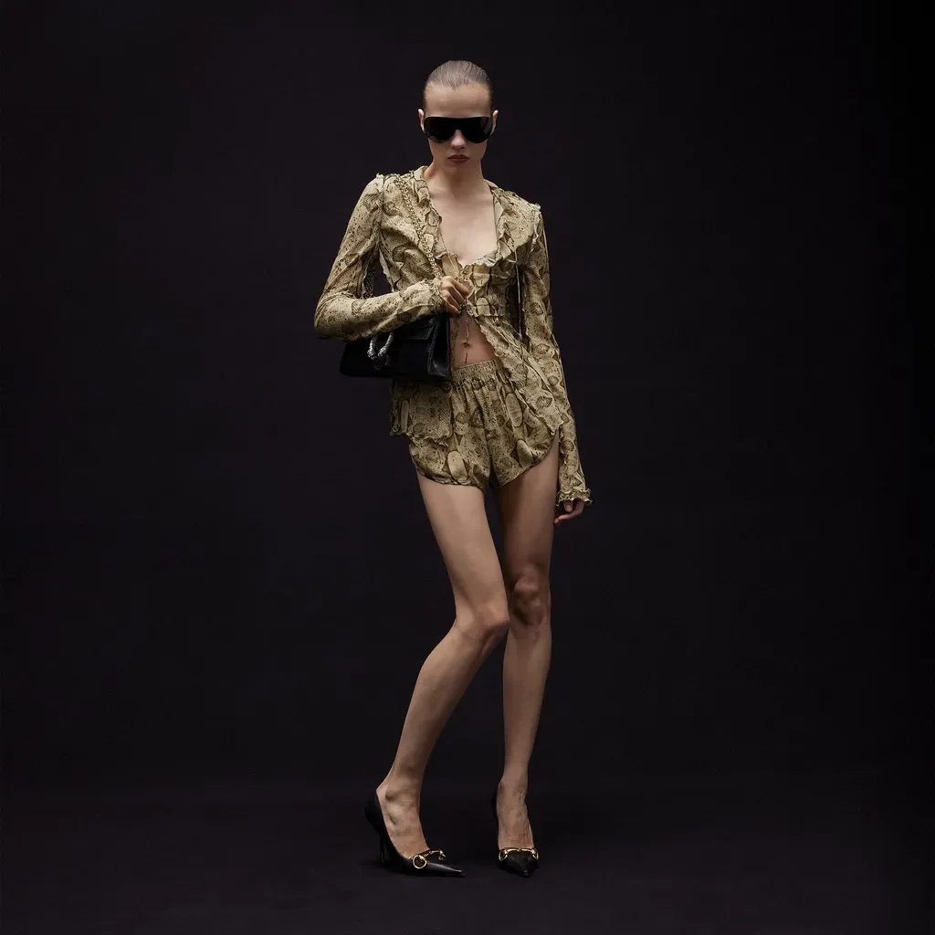 Printed Silk Shirt
