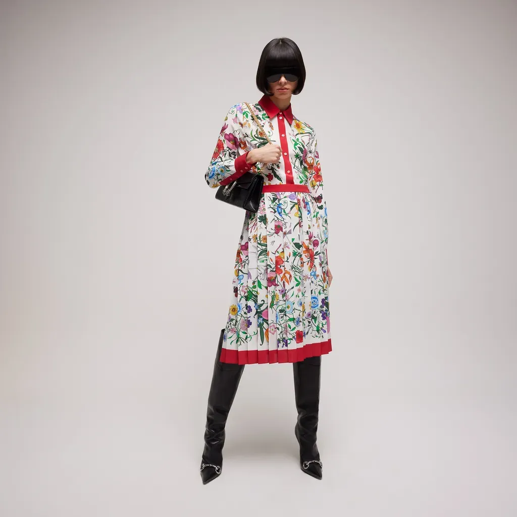 Printed Silk Shirt