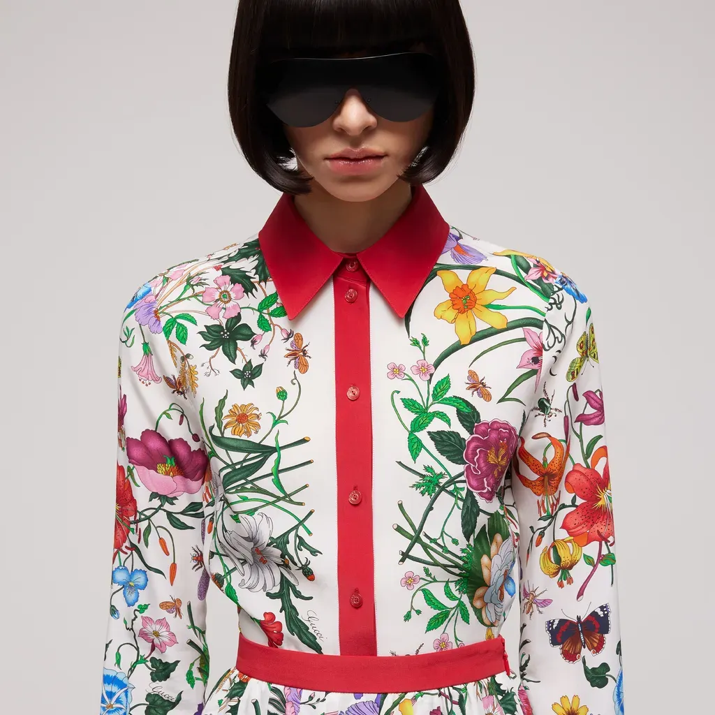 Printed Silk Shirt
