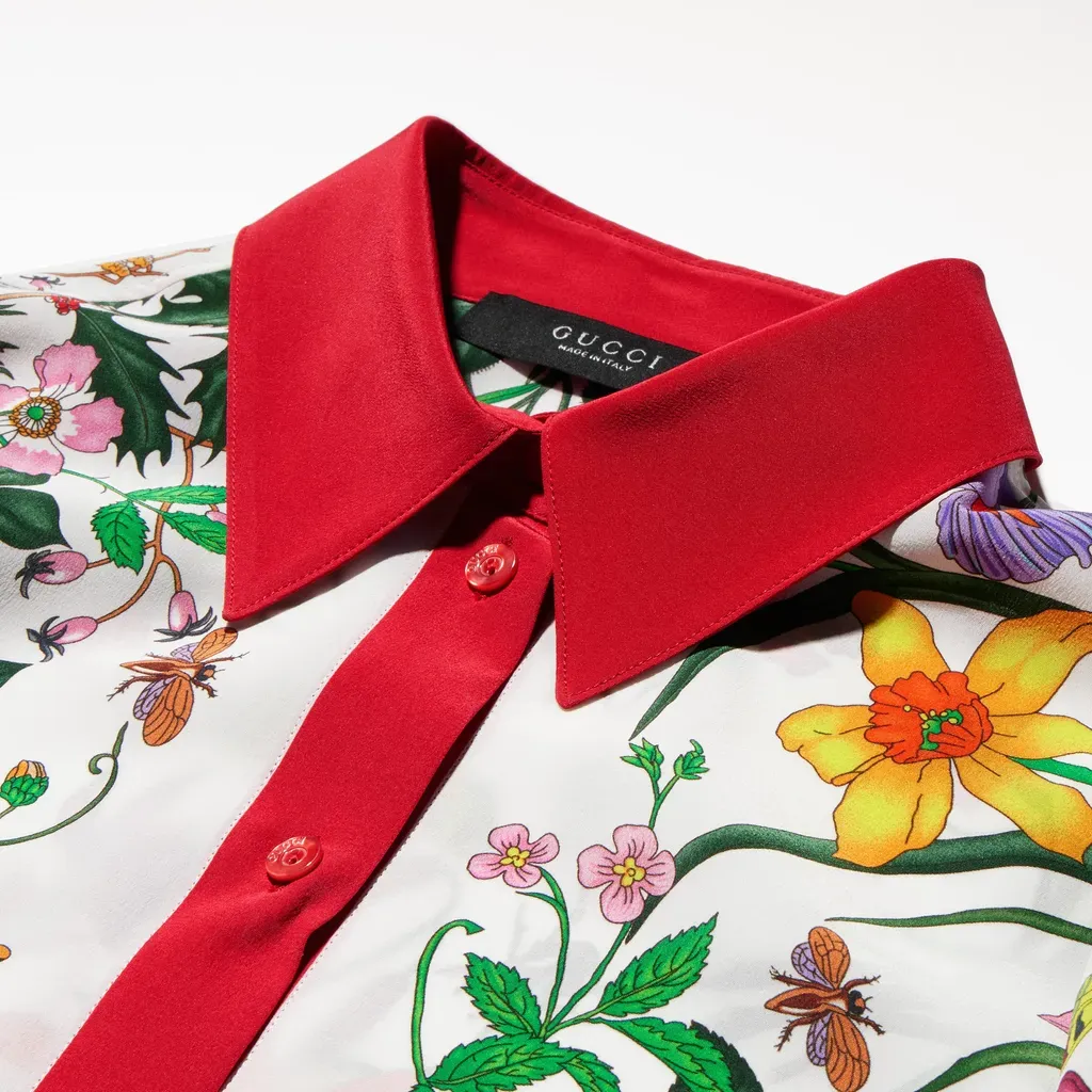 Printed Silk Shirt