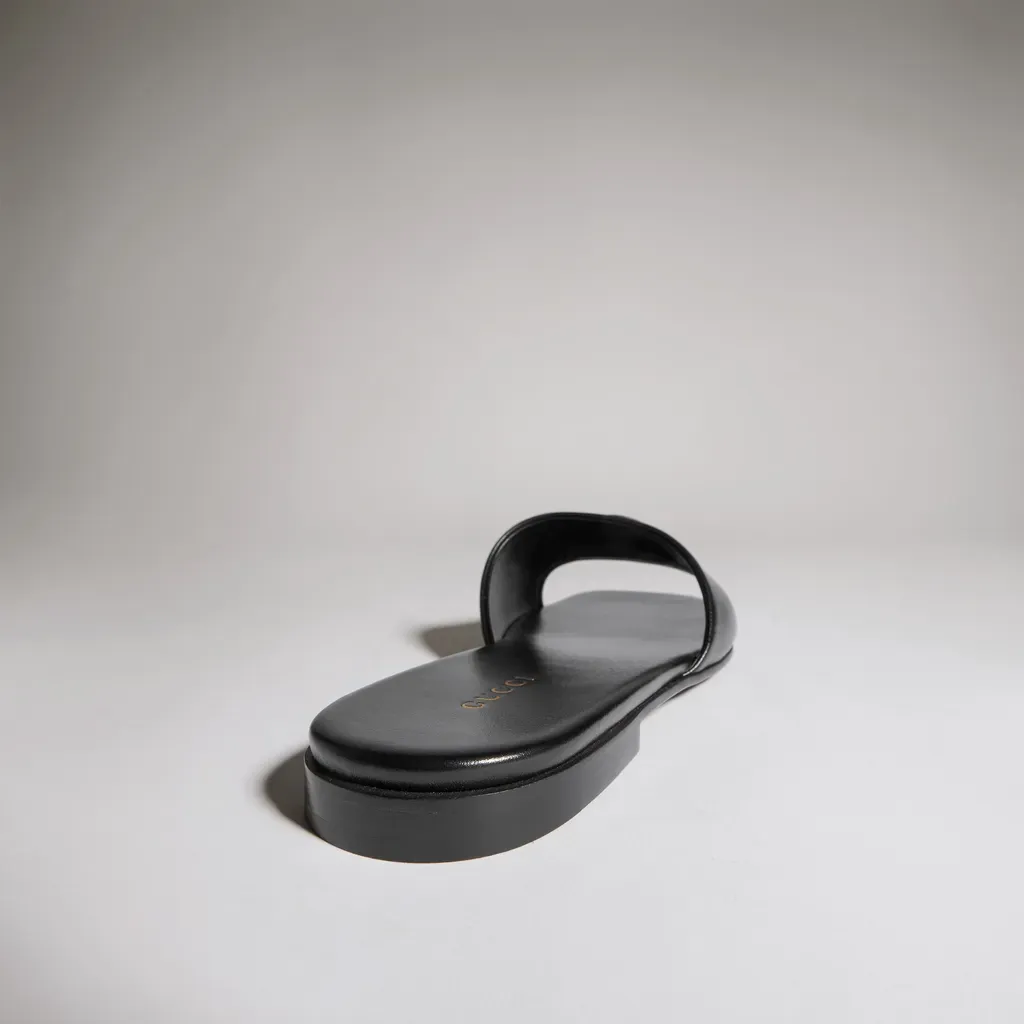 Slide Sandal With Double G