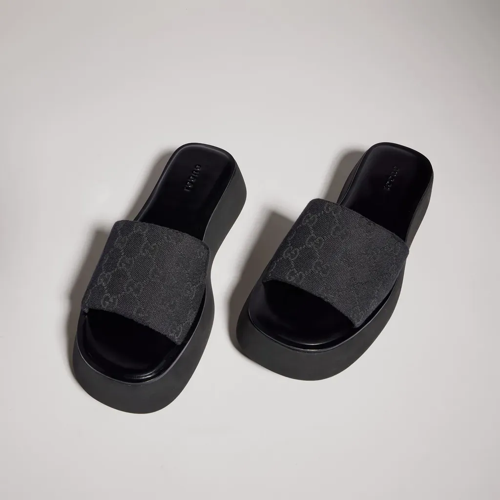 Flatform Slide Sandal