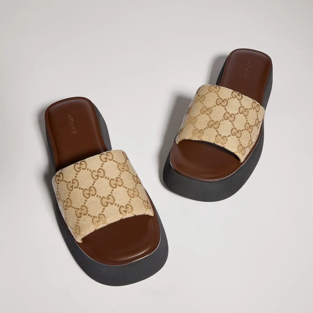 Flatform Slide Sandal