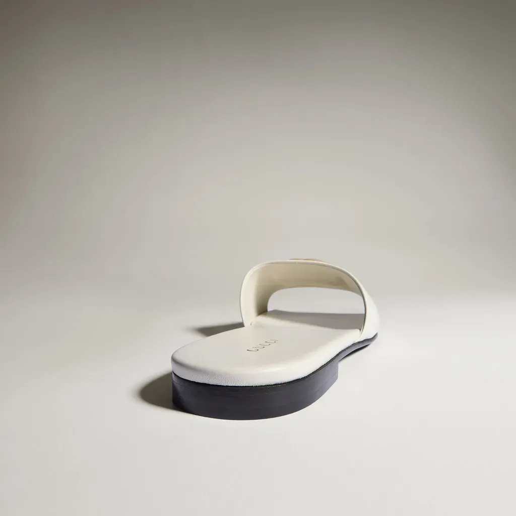 Slide Sandal With Double G